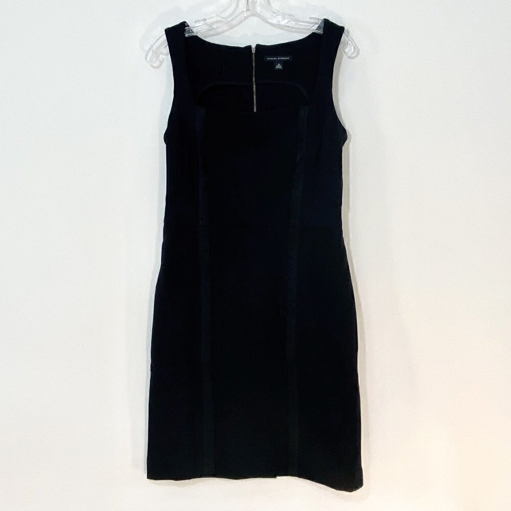 Banana Republic sleeveless, stretchy, slimming little black dress, 10